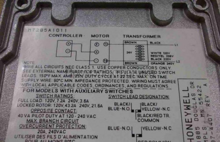 Сервопривод Honeywell M7285